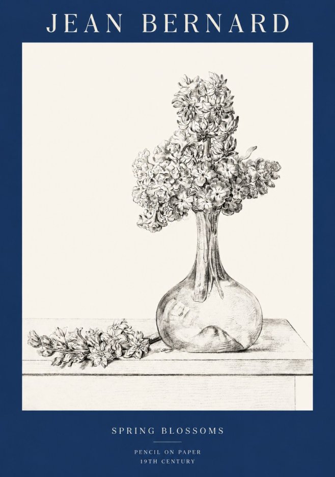 Jean Bernard Spring Blossoms No1 - Póster