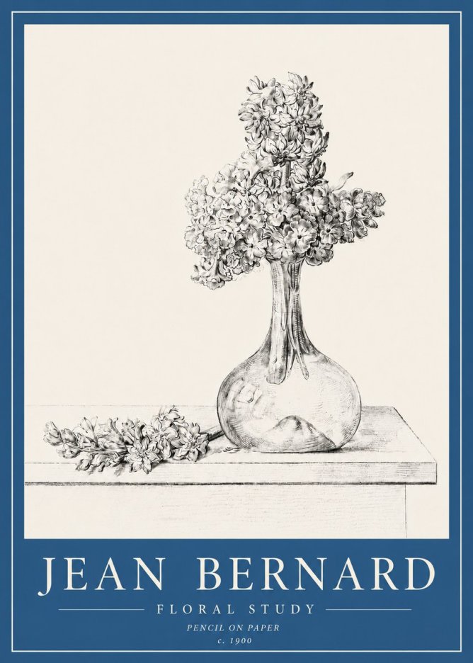 Jean Bernard Spring Blossoms No6 - Póster
