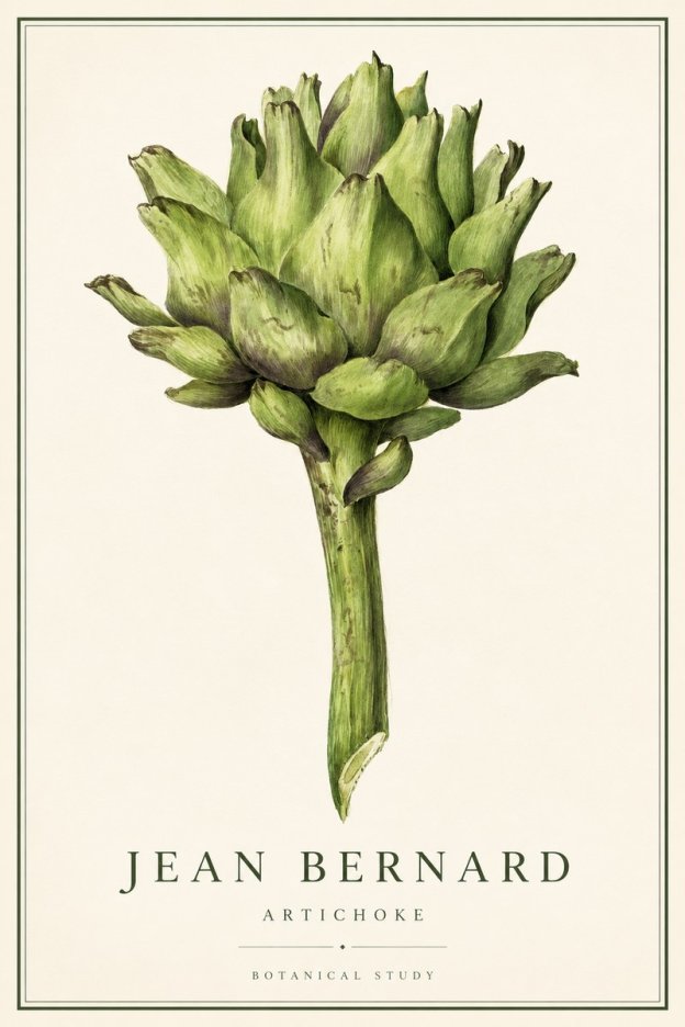 Jean Bernard Green Artichoke No3 - Póster