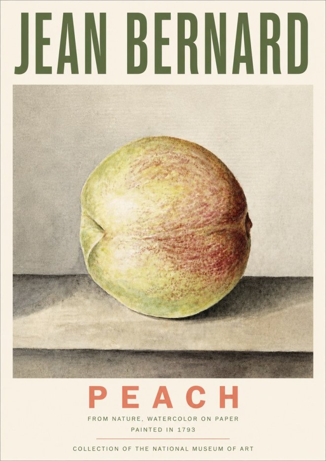 Jean Bernard Peach No5 - Póster