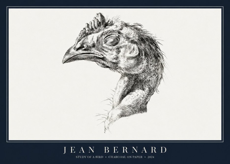 Jean Bernard Study of Form II No3 - Póster