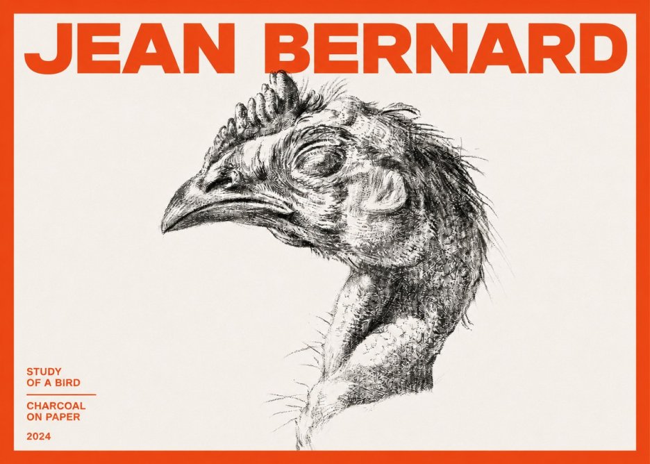 Jean Bernard Study of Form II No4 - Póster