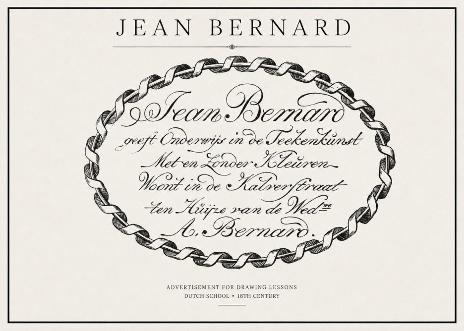 Jean Bernard Jean Bernard - Teacher of the Art of Drawing No2 - Póster