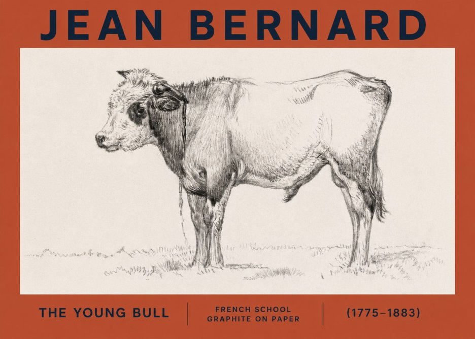 Jean Bernard The Young Bull No2 - Póster