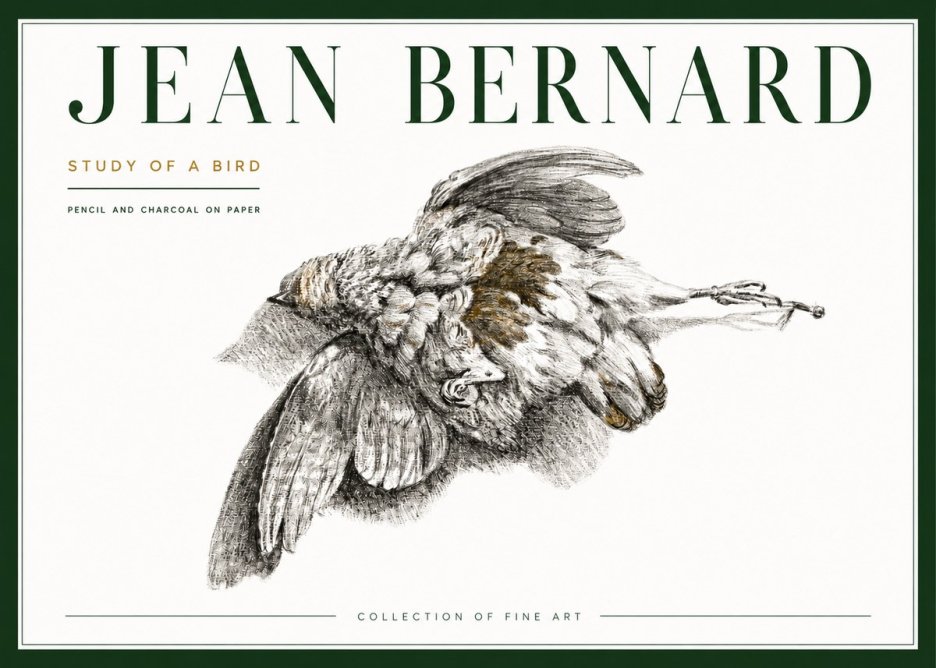Jean Bernard Study of a Bird III No4 - Póster