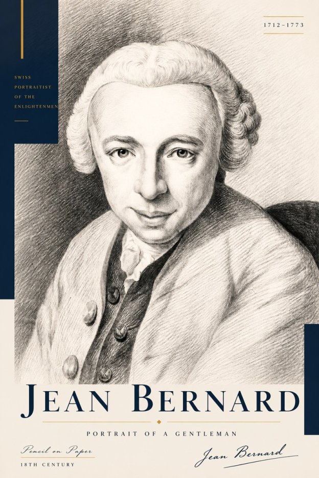 Jean Bernard Portrait of a Gentleman I No3 - Póster