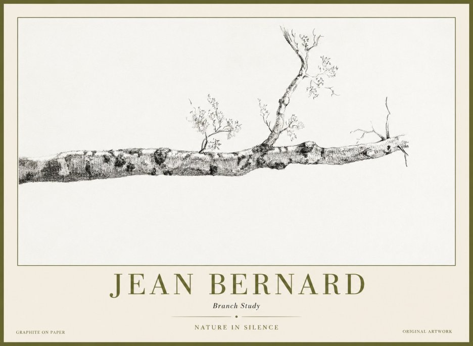 Jean Bernard Tree Branch Study No2 - Póster