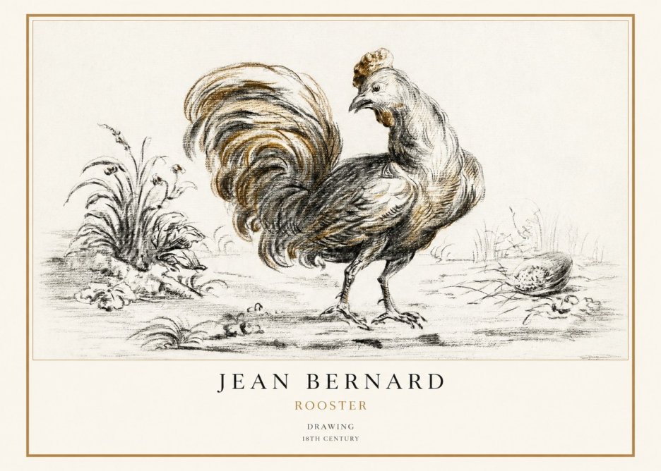 Jean Bernard Rooster No1 - Póster