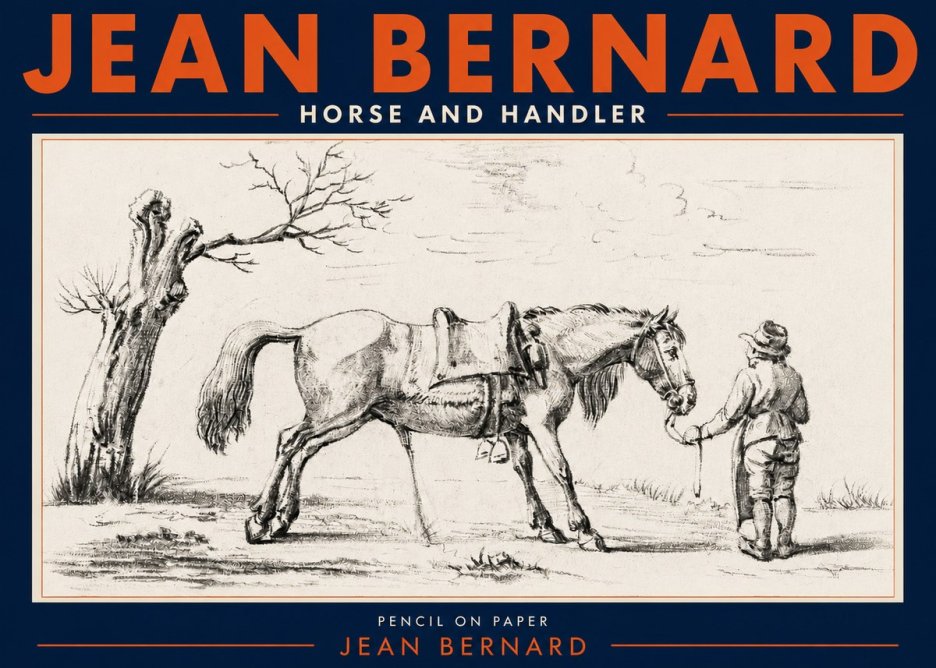 Jean Bernard Horse and Handler No4 - Póster