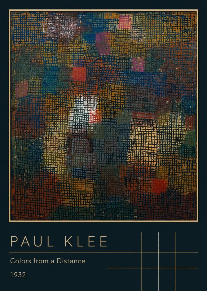 Paul Klee Colors from a Distance No2 - Póster