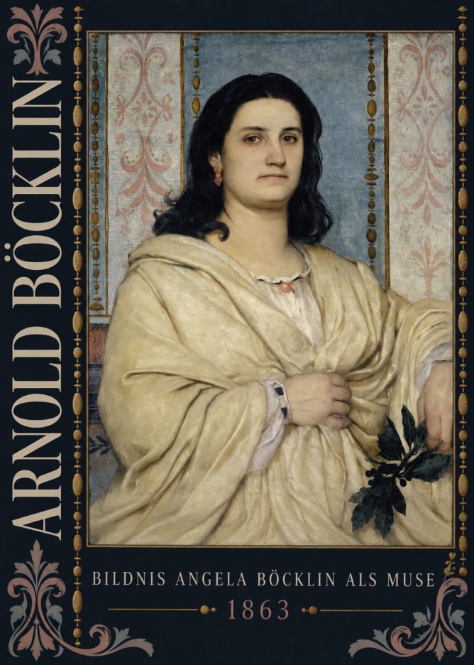 Arnold Böcklin Bildnis Angela Böcklin Als Muse No5 - Póster