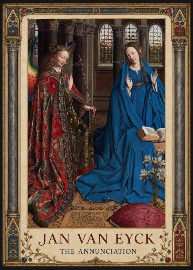 Jan van Eyck The Annunciation I No1 - Póster