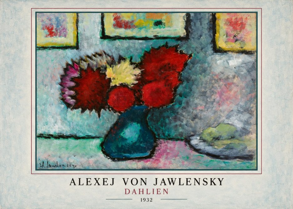 Alexej von Jawlensky Dahlien No3 - Póster