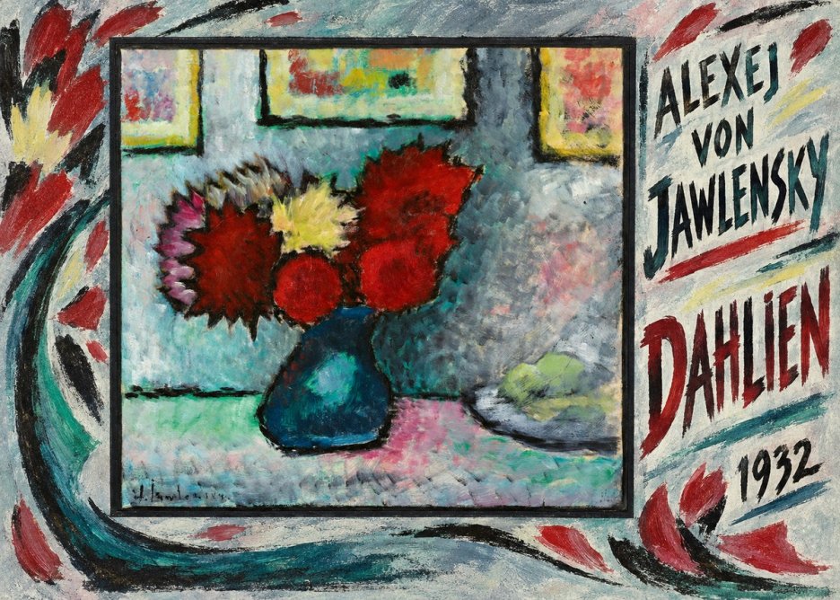 Alexej von Jawlensky Dahlien No6 - Póster