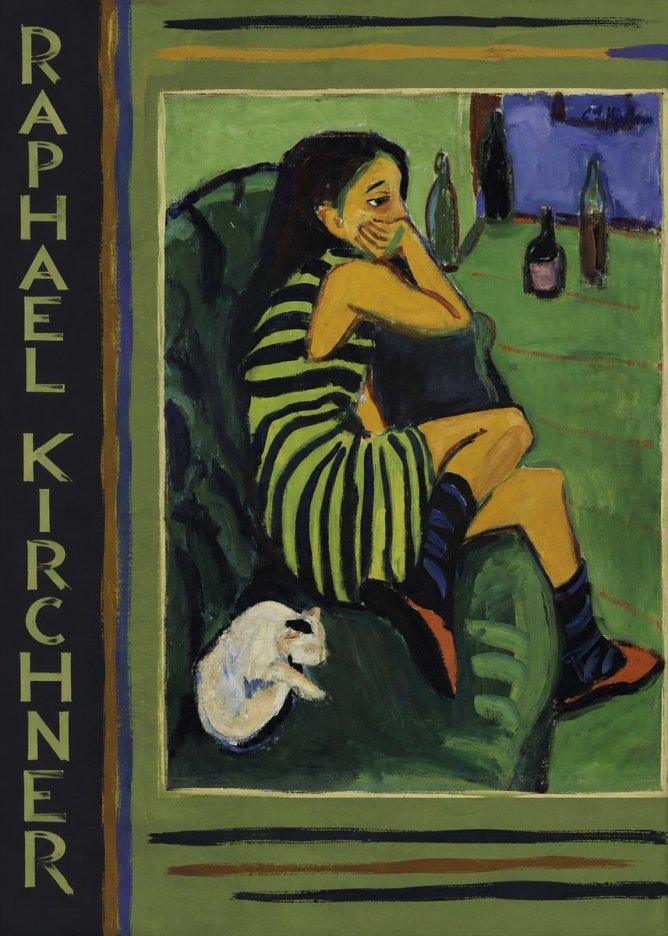 Raphael Kirchner Woman with a Cat No2 - Póster