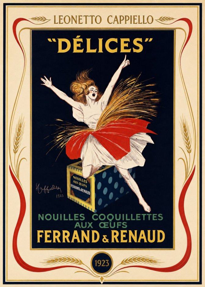 Leonetto Cappiello Délices I No1 - Póster