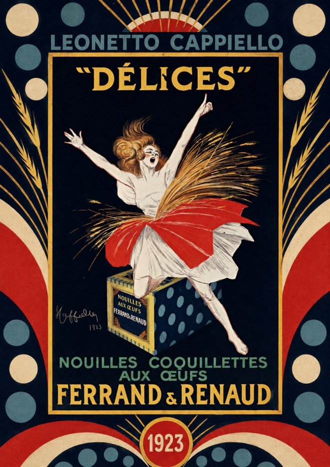 Leonetto Cappiello Délices I No4 - Póster