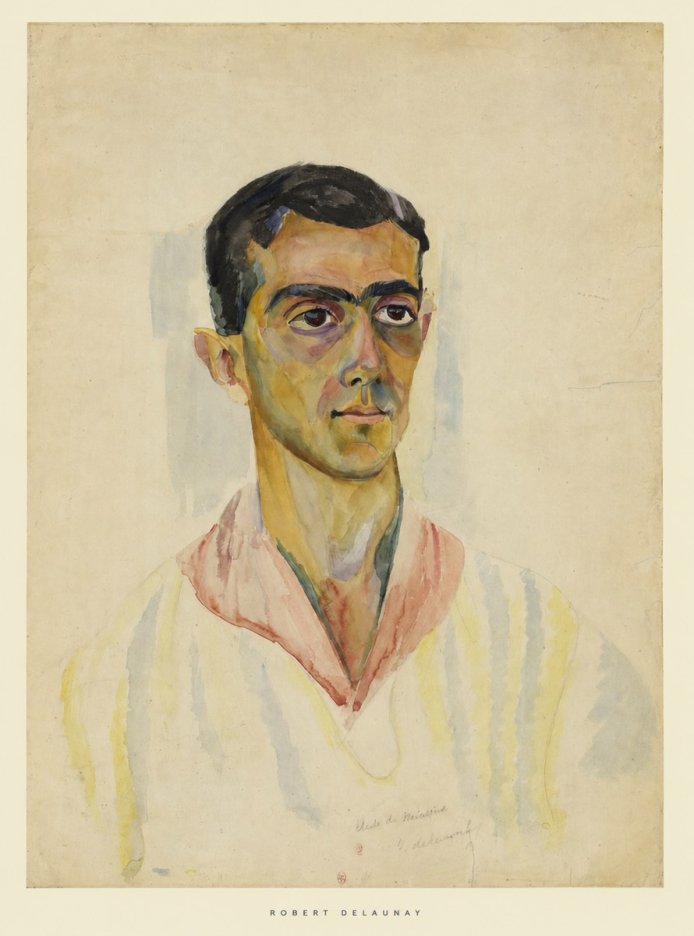 Robert Delaunay Portrait De Léonide Massine No6 - Póster