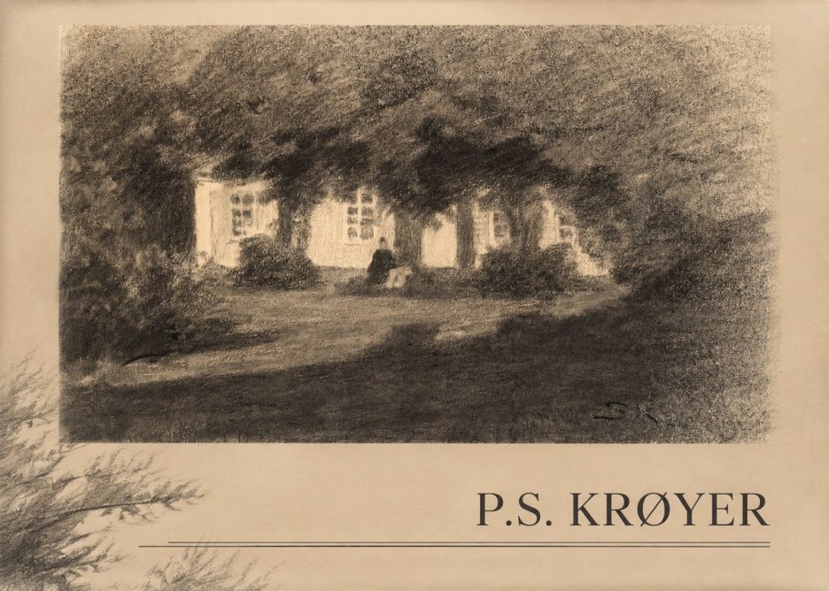 P.S. Krøyer Fra Krøyers Hus Og Have I Skagen No2 - Póster