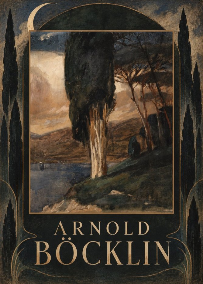 Arnold Böcklin Villa by the Sea II No6 - Póster