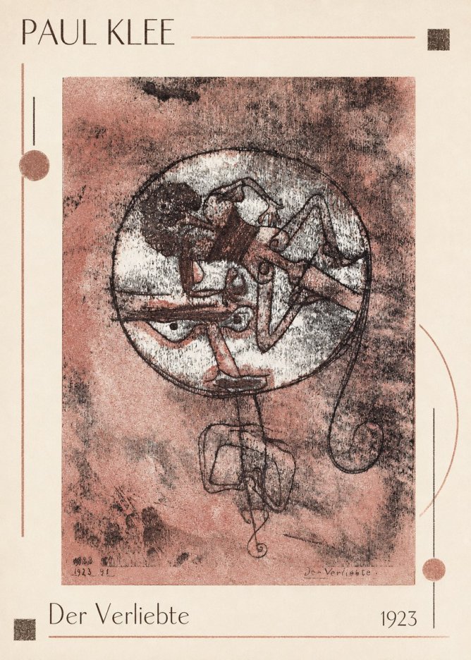 Paul Klee Der Verliebte I No1 - Póster
