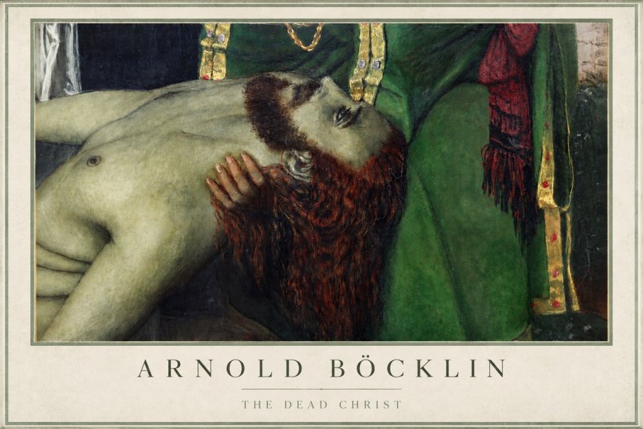 Arnold Böcklin The Dead Christ No2 - Póster