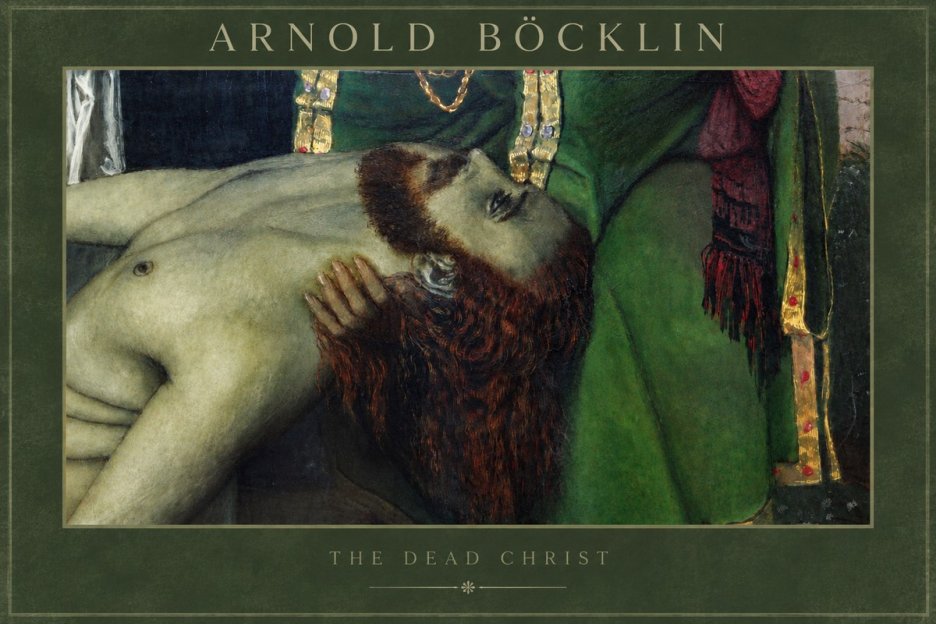 Arnold Böcklin The Dead Christ No3 - Póster