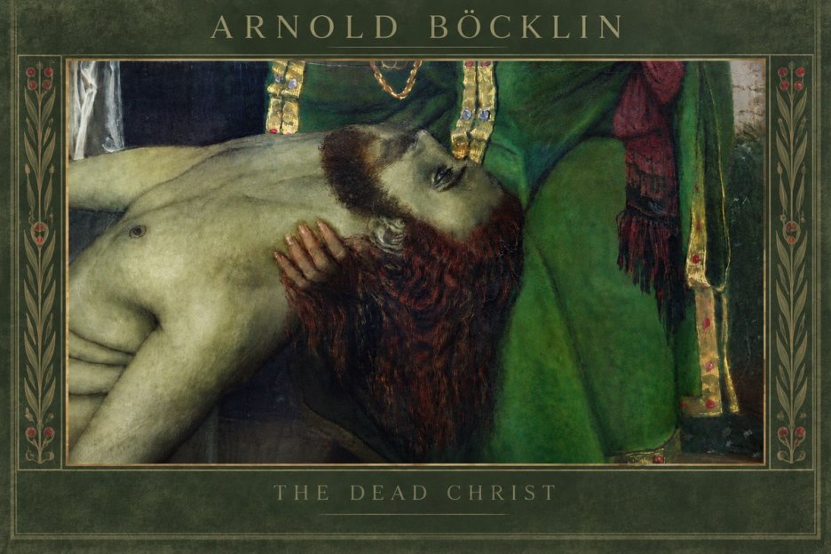 Arnold Böcklin The Dead Christ No5 - Póster