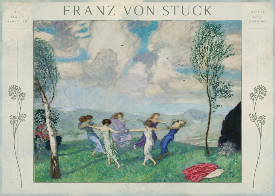 Franz von Stuck Spring Dance No2 - Póster