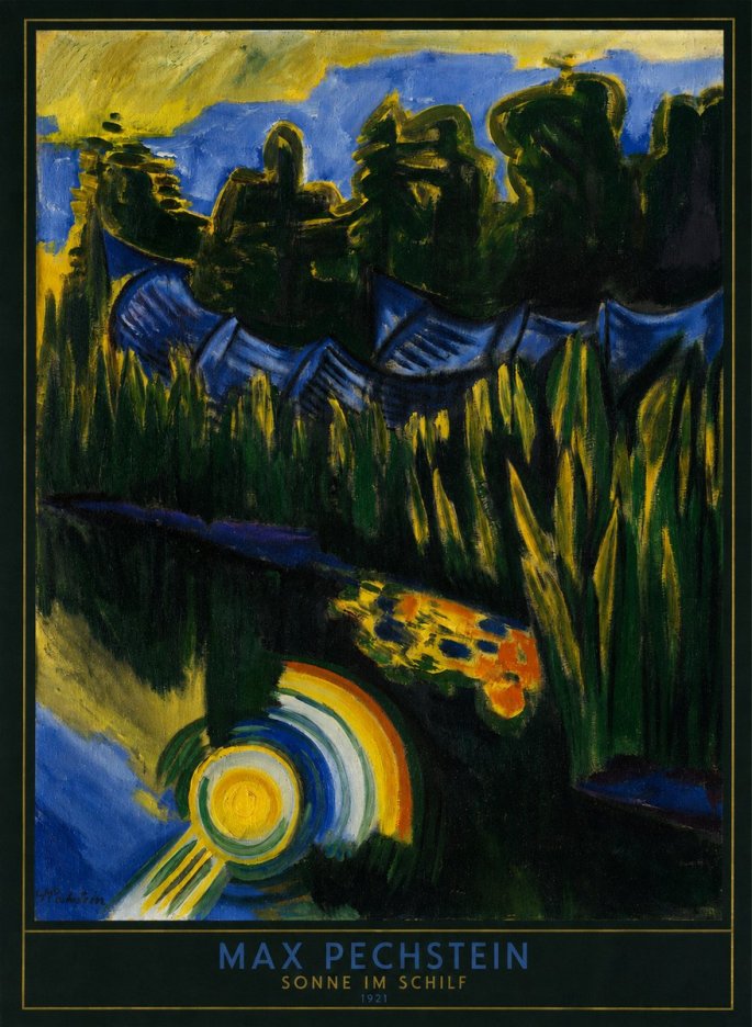 Max Pechstein Sonne Im Schilf No6 - Póster