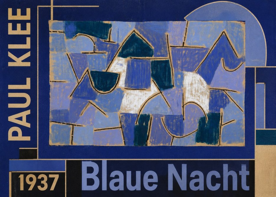 Paul Klee Blaue Nacht No5 - Póster