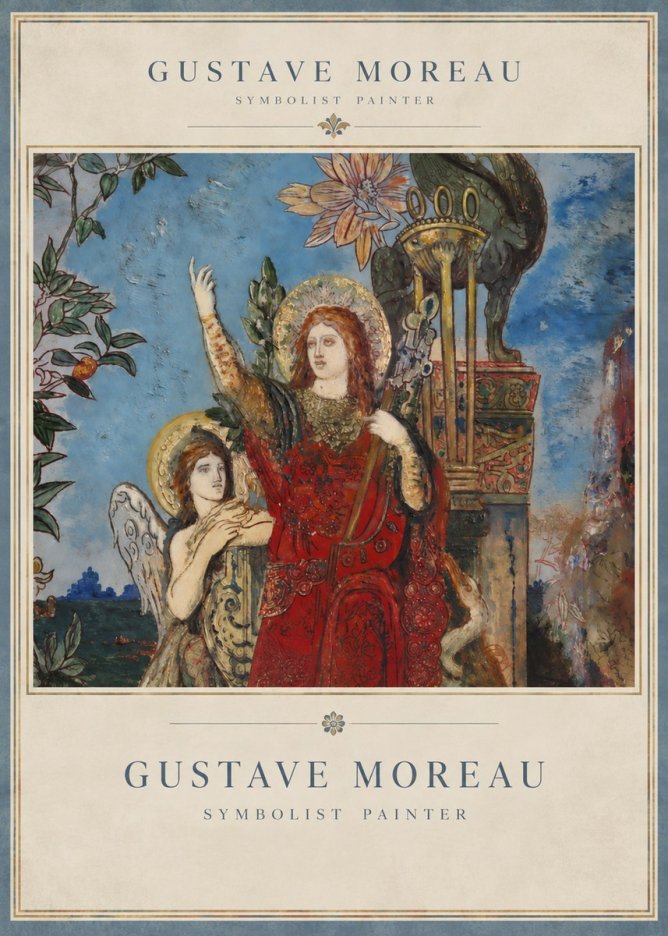 Gustave Moreau The Apparition I No3 - Póster