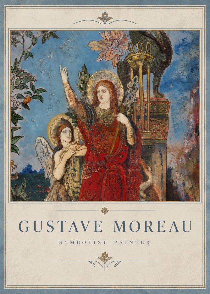Gustave Moreau The Apparition I No4 - Póster