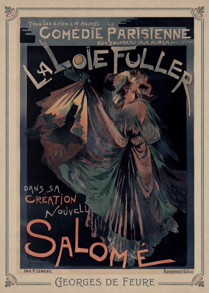 Georges de Feure Salomé I No1 - Póster