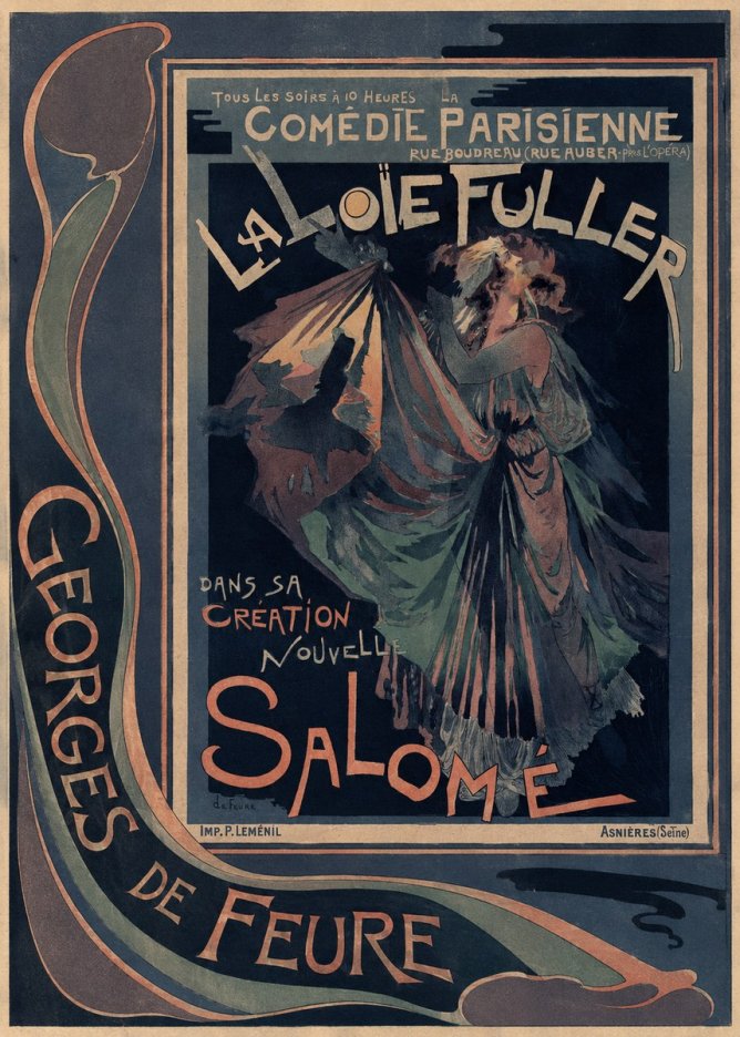 Georges de Feure Salomé I No2 - Póster