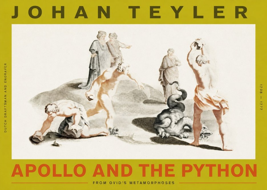 Johan Teyler Apollo and the Python No2 - Póster
