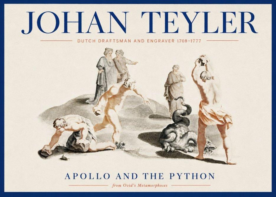 Johan Teyler Apollo and the Python No4 - Póster