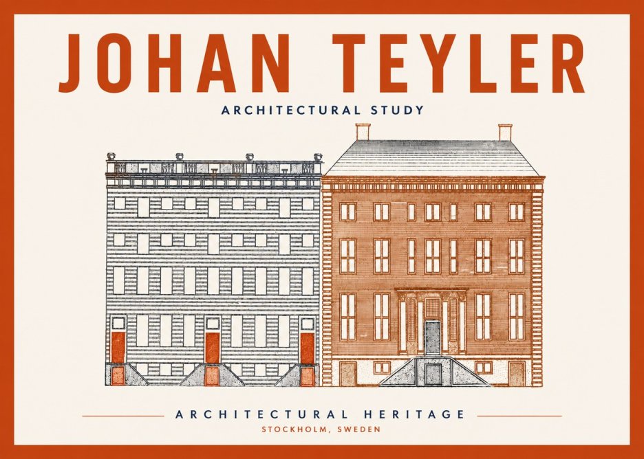 Johan Teyler Two Houses No5 - Póster