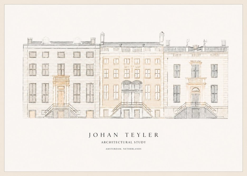 Johan Teyler Architectural Study II No1 - Póster