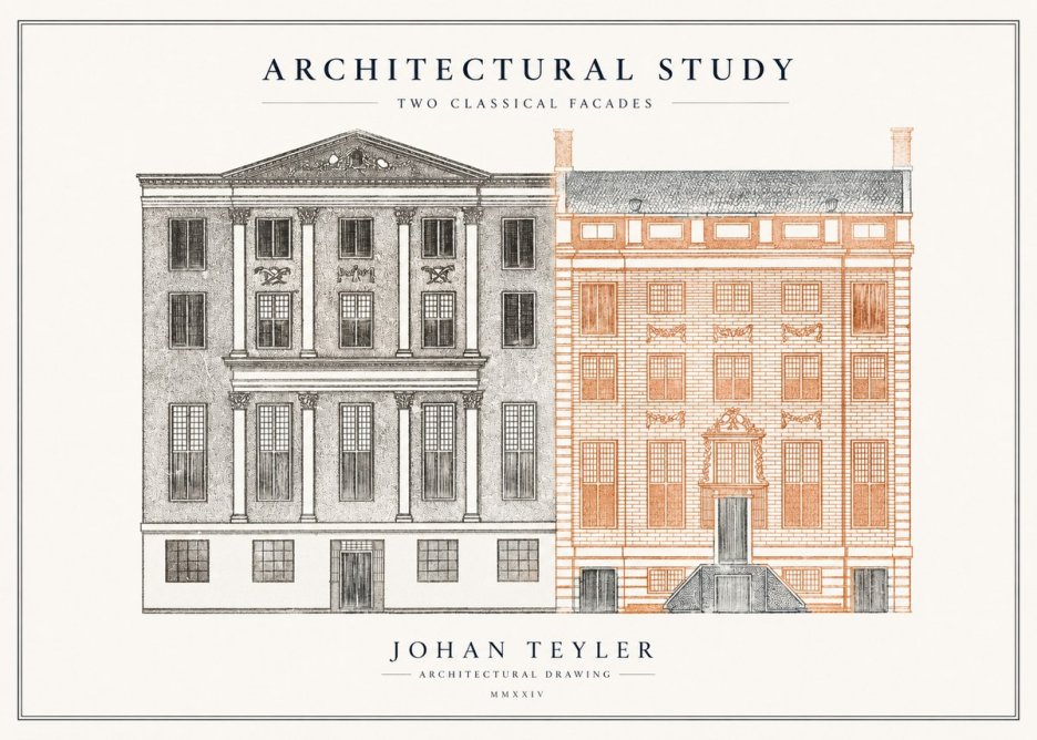 Johan Teyler Architectural Study III No5 - Póster