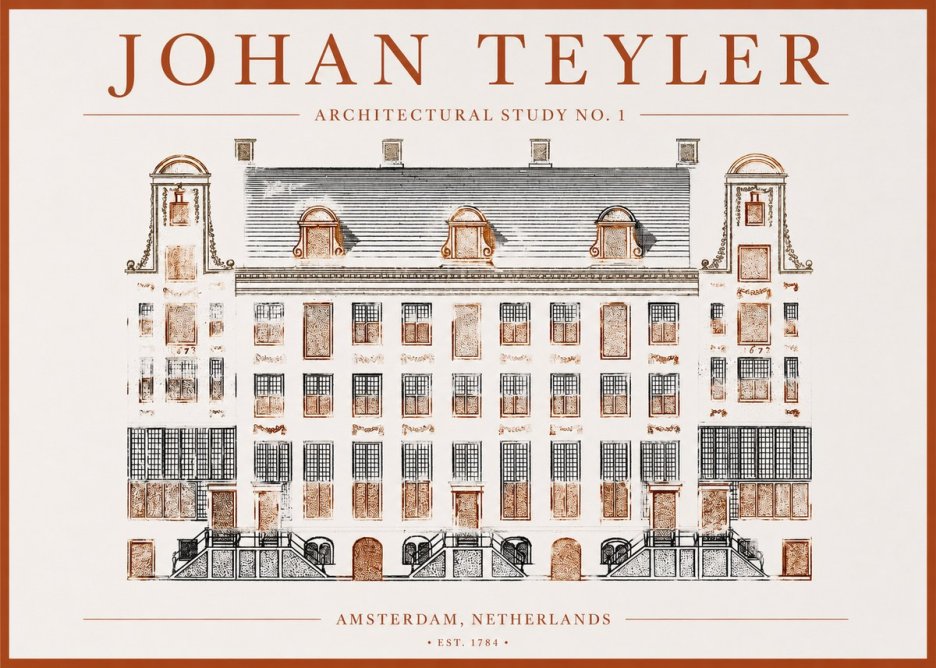 Johan Teyler Architectural Study No. 1 I No1 - Póster