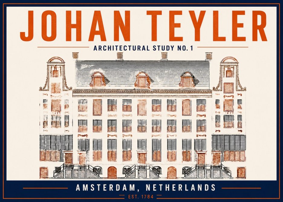 Johan Teyler Architectural Study No. 1 I No5 - Póster