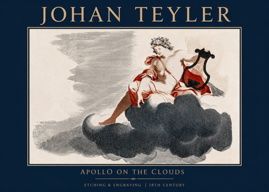 Johan Teyler Apollo on the Clouds No3 - Póster