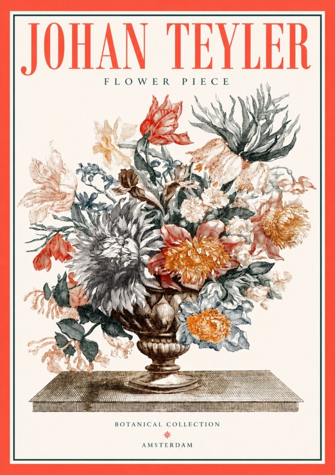 Johan Teyler Flower Piece No2 - Póster