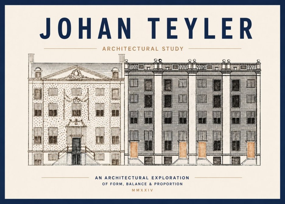 Johan Teyler Architectural Study IV No3 - Póster