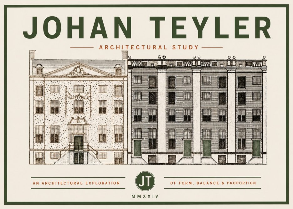 Johan Teyler Architectural Study IV No4 - Póster