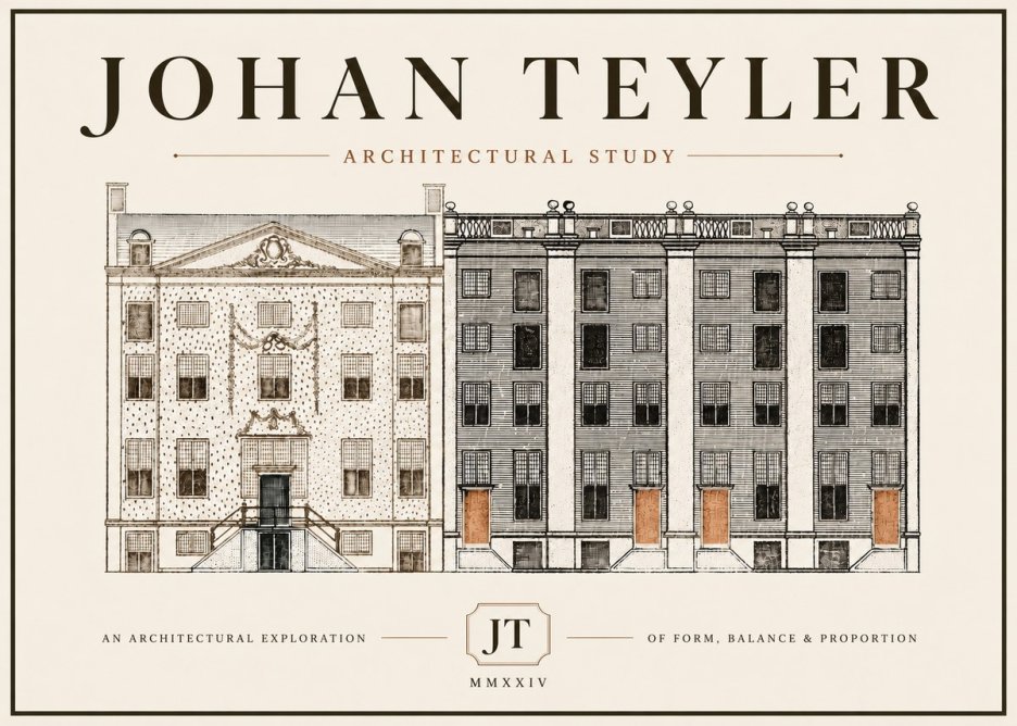 Johan Teyler Architectural Study IV No5 - Póster