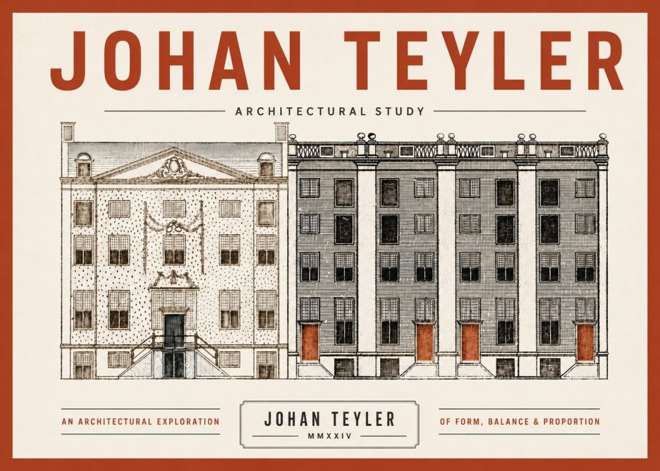 Johan Teyler Architectural Study IV No6 - Póster