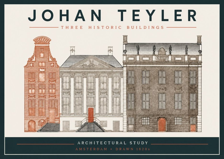 Johan Teyler Three Historic Buildings No3 - Póster