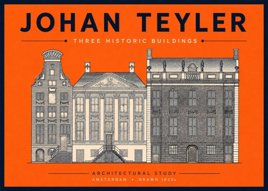 Johan Teyler Three Historic Buildings No5 - Póster